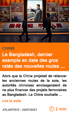 Economie le bangladesh dernier exemple en date des gros rate s des nouvelles routes de la soie chinoises