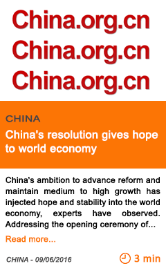 Economy china s resolution gives hope to world economy